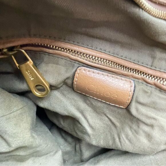 Chloe Marcie Large Hobo Leather Shoulder Bag - Picture 15 of 16